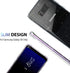 KIOMY Clear Case for Samsung Galaxy S8, Shockproof Bumper Protective Back Cover with Airbags Corners, Glitter.