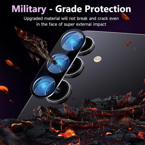 2+2 Pack Privacy Screen Protector for Samsung Galaxy A15 5G 6.5 inch, Tempered Glass Saver with Camera Lens Protector,