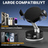 TREEFIA 360 Upgraded Adjustable Vacuum Magnetic Phone Holder, Vacuum Suction Magnetic Phone Mount with Clamp Foldable