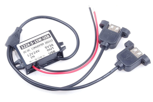DC-DC 9V 12V 24V 36V Power Supply Module, Mini USB Step-Down Converter with Over-Temperature Protection