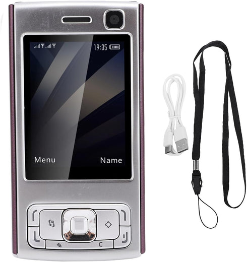 GOWENIC Unlocked Slider Phone, 2G GSM Mobile Phone 2.0 Inch Screen 1000mAh