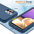 LeYi for Samsung A32 5G Case, Full-Body Shockproof Soft Liquid Silicone Phone Case with 2 x Tempered Glass Protector,