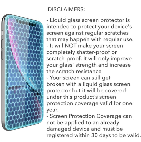 Luvvitt Liquid Glass Screen Protector - Universal Scratch Resistant Coating with $250 Protection for Smartphones &