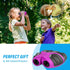 VNVDFLM Binoculars Toys for Children, Birthday Gifts for 4-9 Years Old Boys and 5-12 Years Old Girls, Pink