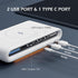 Wireless Charger Station USB C Port 30W 3 in 1 Wireless Charging Pad with Night Light for iPhone