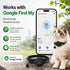 JNLIK Pet Tracker,GPS Collar for Cats (Android Only) Smart tag,Waterproof Compatible with Google Find My,No Monthly