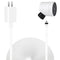SimpliSafe Wireless Outdoor Security Camera Power Cable - 16.5Ft/5m Weatherproof USB for Continuous Power - White