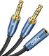MillSO CTIA 3.5mm Headset Splitter, 2 Male to 1 Female Adapter for Gaming Headset to PC - 30CM/12inch