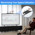 13 Inch Wide Platform TV Top Shelfs - Adjustable Cable Box Shelf for Wall Mounted TV Shelf for Cable Box, Streaming