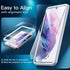 JETech 3-Pack Tempered Glass Screen Protector for Samsung Galaxy S21 5G, 6.2-Inch, HD Clear, Fingerprint ID Compatible.