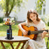 MOERTEK 360 Auto Face Tracking Selfie Stick Tripod for iPhone, Auto Rotating Face Tracking Tripod, Gesture Control, No