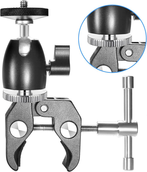 Alrhso 1/4" 1/4" 5 Pack Male to Male Camera Threaded Tripod Screw Adapter Double Head Stud Standard Tripod Adapter