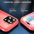 Cozycase Waterproof Case for iPhone 13 Pro Max 6.7 Inch, Full Body Dustproof Shockproof with Built-in Screen Protector,