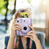 Fintie Protective Clear Case for Fujifilm Instax Mini 12 Instant Camera - Hard Shell Cover with Upgraded Film Pocket &