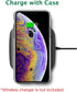 TENOC Gray Phone Case for iPhone Xs Max, Clear Shockproof Protective Bumper Slim Cover for 6.5 Inch