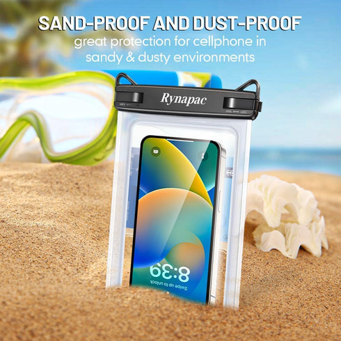 8.5in Waterproof Phone Pouch with Lanyard, IPX8 Cell Phone Dry Bag for iPhone 15/15 Plus/15 Pro/15 Pro Max/13/14/SE