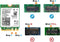 AX210NGW WiFi 6E Card M.2 5400Mbps, Tri-Band Wireless Module for Laptop, 11AX WiFi Adapter with Bluetooth 5.3, Supports