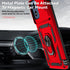 SunStory Moto G Play 2024 Case, Red with HD Screen Protector & Slide Camera Cover & Kickstand