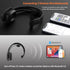 LEVN Bluetooth Headset with Microphone, AI Noise Cancelling, Wireless On-Ear Headphones for Remote Work
