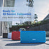 DOSS SoundBox Touch Bluetooth Speaker - 12W HD Sound, IPX5 Water-Resistant, 20H Playtime, Touch Control, White