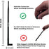 TECHTOO 9dBi 2.4Ghz 2Pack) WiFi Antenna with SMA Male Connector Compatible W/Foscam Anran Haloview IP Camera & Other