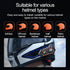 Y20-2X Motorcycle Helmet Bluetooth Headset, Dual 100m Intercom, Bluetooth 5.3, Smart Noise Reduction, IPX6 Waterproof