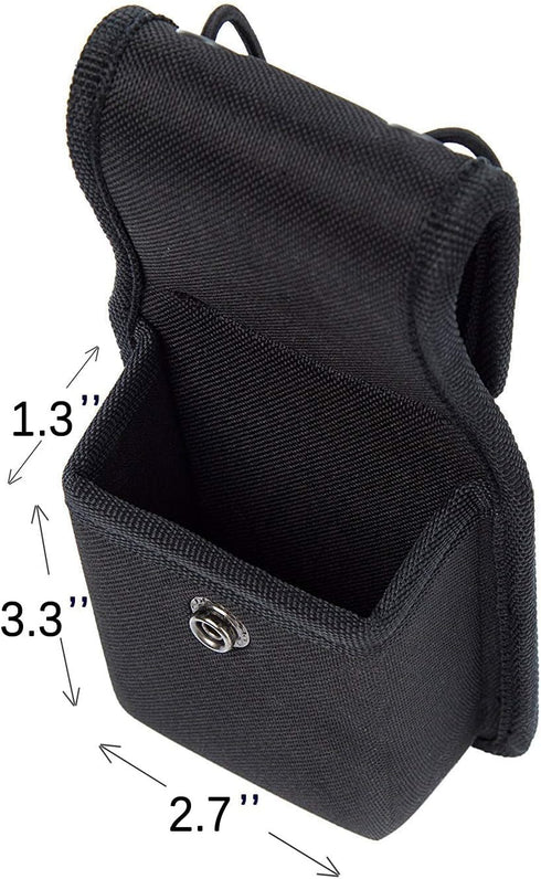 LUITON Radio Holder Holster for Baofeng, Nylon Pouch for Walkie Talkies, Motorola Kenwood Icom (1 Pack)