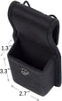 LUITON Radio Holder Holster for Baofeng, Nylon Pouch for Walkie Talkies, Motorola Kenwood Icom (1 Pack)