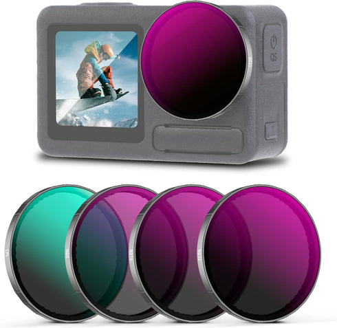 Walking Way Camera Lens Filters ND PL Set Compatible with DJI Osmo Action 4/5