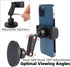 FPN 360 Gym Magnetic Phone Holder Mount Attach to Metal Surface, Rotatable Heavy Duty Magnet Phone Mount for Gym