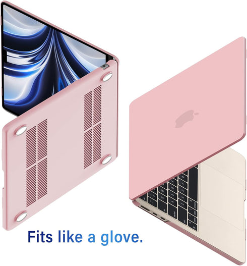 IBENZER MacBook Air 13 inch Case Compatible with 2024 2023 2022 M3 A3113 M2 A2681, Hard Shell & Sleeve