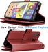Tekcoo Galaxy A21 Case, Luxury PU Leather Wallet Case with Cash Credit Card Slots, Detachable Magnetic Flip Cover