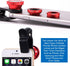 KINGMAS 3 in 1 Universal Fish Eye & Macro Clip Camera Lens Kit for iPad iPhone 7 6 5 Samsung BlackBerry HTC and Most Smartphones (Red)