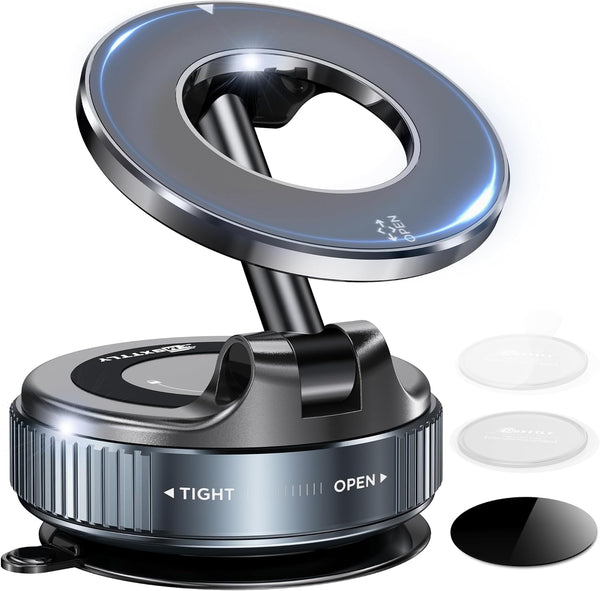 MSXTTLY Vacuum Magnetic Phone Holders for Your Car 2026 Suction Cup Phone Mount