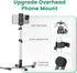JOILCAN 360 Overhead Tripod for Mini Projector, Adjustable Overhead Phone Mount, Tabletop Tripod for Cookie Decorating