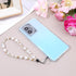 LXUEJIE 1 Pc Pearl Phone Charm, Beaded Phone Lanyard Kawaii Handmade Acrylic Wrist Strap For Phones Camera Keychain