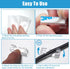 40PCS Clear Adhesive Cable Clips, Upgraded Wire Holders for Wall, Strong Cord Organizer for Under Desk, Indoor/Outdoor