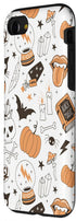iPhone SE (2020) / 7 / 8 Vintage Witchy Magical Spiritual Crystals Case for Halloween 2023