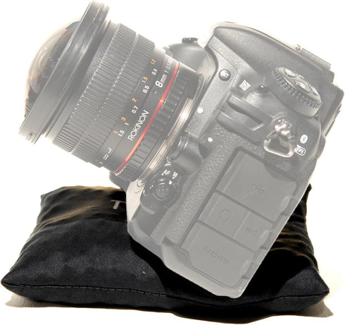 The TBag (Tripod Bean Bag) Stabilizer for DSLR Photography/Video Cameras, Tripod Alternative, Camera Support
