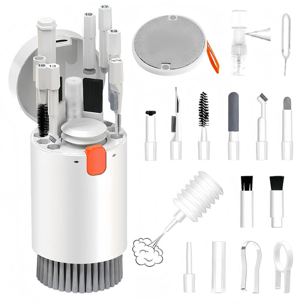Laptop Phone Screen Cleaner Kit, 20 in 1 Electronic Cleaning Kit with Brush Spray for Camera, Computer, iPad