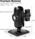 FPN 1" Ball Mount with Aluminum Alloy Square Plate & Short Double Socket Arm, Universal Electronic Device Mounting Base
