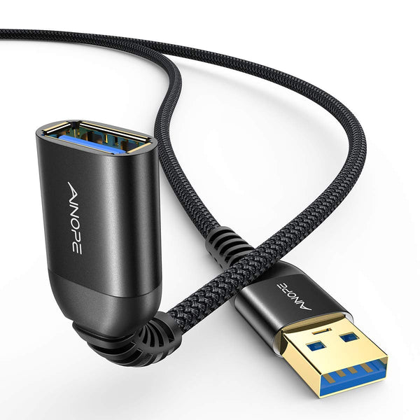 AINOPE 2 Pack USB Extensions Cable High Speed USB 3.0 Extension Cord