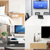 Geao Adapter 1500W Recessed Power Strip Mount Hidden Charging Station with USB Plug Multiple Surge Protector Outlet