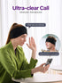 Bluetooth Sleep Headphones with Soft Eye Mask for Side Sleepers - Ideal for Travel, Yoga, Sports, and Housework.