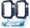 Waterproof Case 44mm for Apple Watch Series 6/5/4/SE with Tempered Glass Screen Protector, Hard PC Bumper Cover for