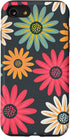 iPhone SE (2020) / 7 / 8 Floral Daisy Flowers Case, Pink Green Orange Grey Pattern AEN021