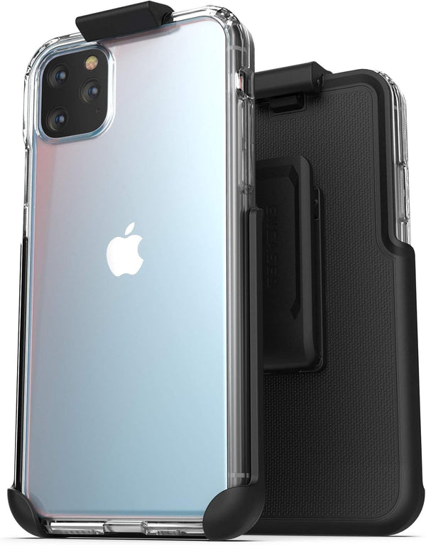 Encased iPhone 11 Pro Belt Clip Case - Ultra Slim Protective Clear Back Cover with Holster