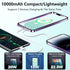 Wireless Magnetic Power Bank 10000mAh with Foldable Stand, PD 22.5W Fast Charging, Compatible with MagSafe iPhone Series