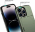 Nvollnoe iPhone 14 Pro Case with Card Holder, Heavy Duty Protective Dual Layer Shockproof Slim Wallet Case for Women &