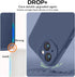 Vooii iPhone 13 Case - Navy Blue, Liquid Silicone, Shockproof, Camera Protection, Soft Anti-Scratch Microfiber Lining,